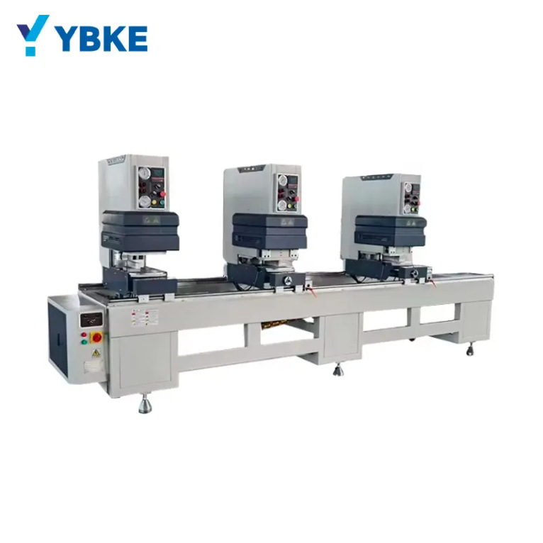 高效 UPVC 无缝焊接机 UPVC 窗户 3 头无缝焊接机 窗户门制造机