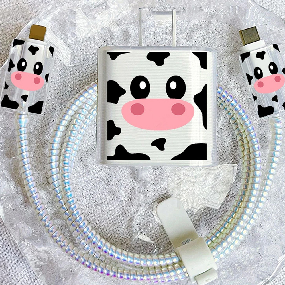 Aplicable para Apple 18 - 20w cargador cubierta de protección de carga rápida cable de datos pinza de cable