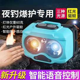 头灯头戴电筒;夜钓灯;手电筒