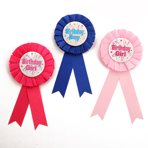 birthday girl birthday girl badge BIRTHDAY BOY boy badge birthday party supplies