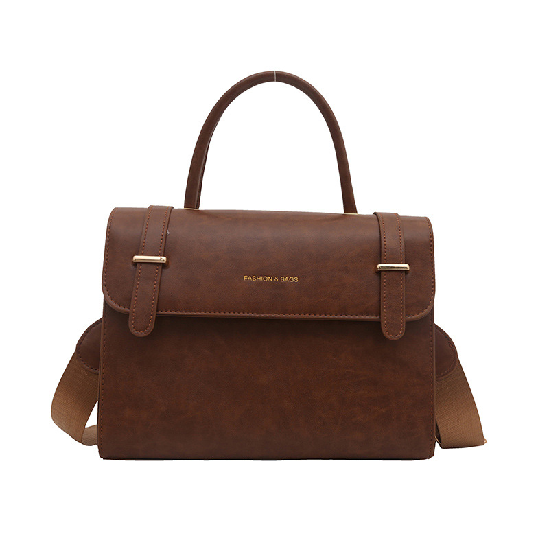 Bolso popular de este año 2024 nuevo invierno personalidad mochila de hombro de textura minimalista bolso de cartero