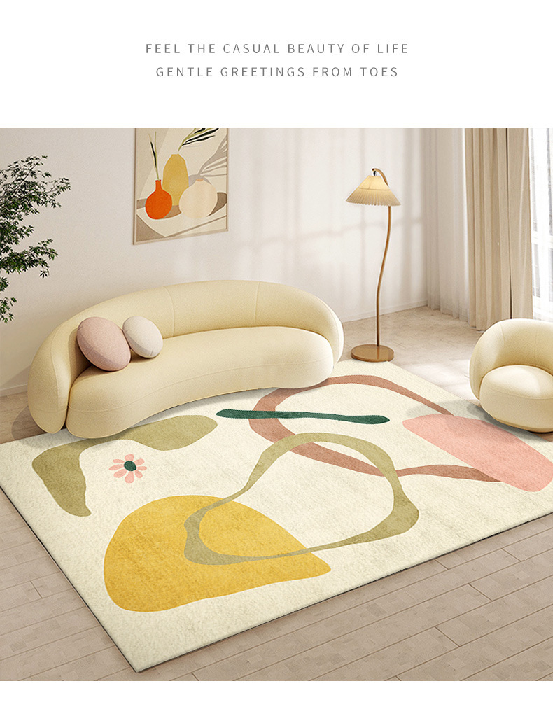 ins风地毯,卧室装饰地垫,客厅地毯,家用地垫