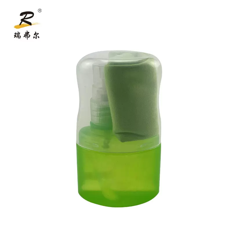 厂家批发眼镜清洗液 30mlPET特殊镜片清洁剂清洗液 眼睛水彩色瓶