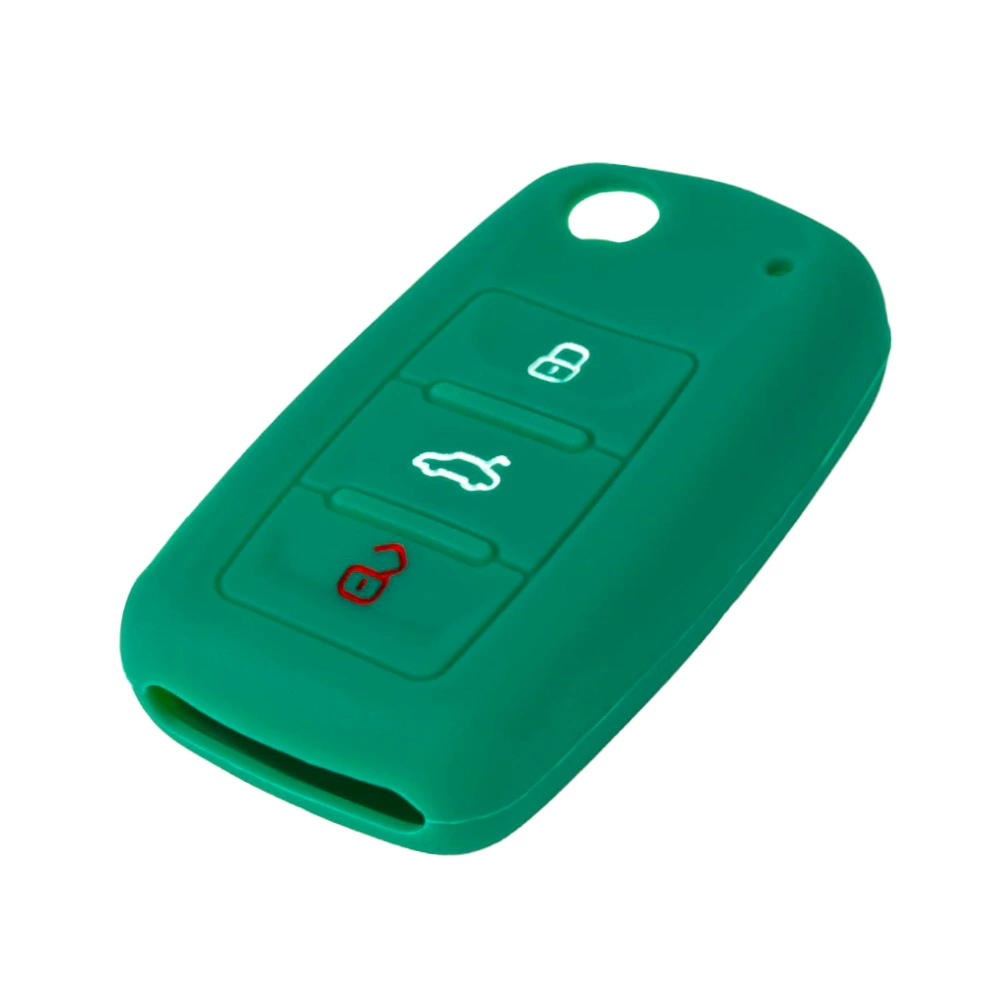 Подходит для Volkswagen Santana POLO Silicon Plane Key Bao Jieda Soft Platform Back Bag Golf Car Remote Control cover