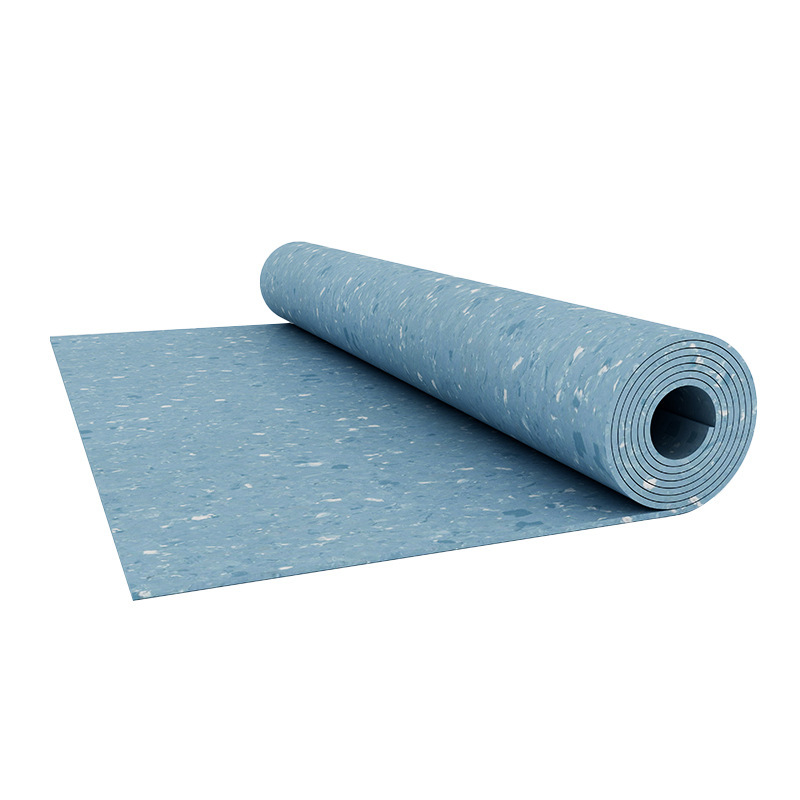 【同質透明床材】学校・病院用2mmPVCプラスチックロール一体成型抗菌・帯電防止床マット|undefined