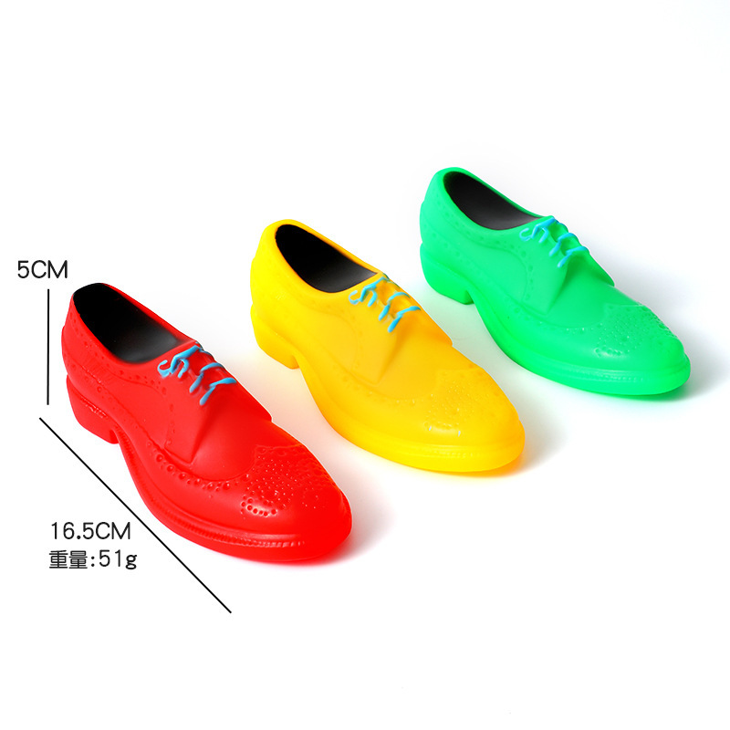 Venta caliente transfronteriza juguetes para perros zapatos de cuero con sonido de vinilo juguetes para mascotas cachorros molares juguetes para perros al por mayor para aliviar el aburrimiento