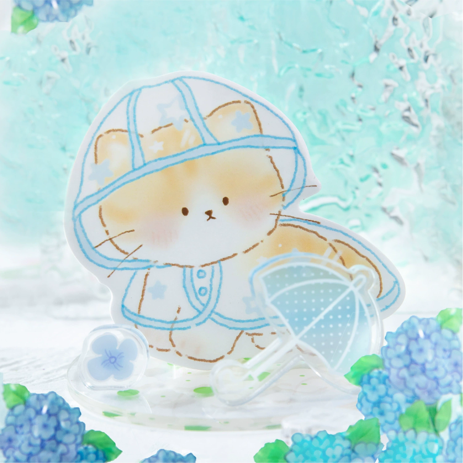 Momo special-shaped sticky notes, raincoat and cute claw set, cute pet pattern, student office message note paper