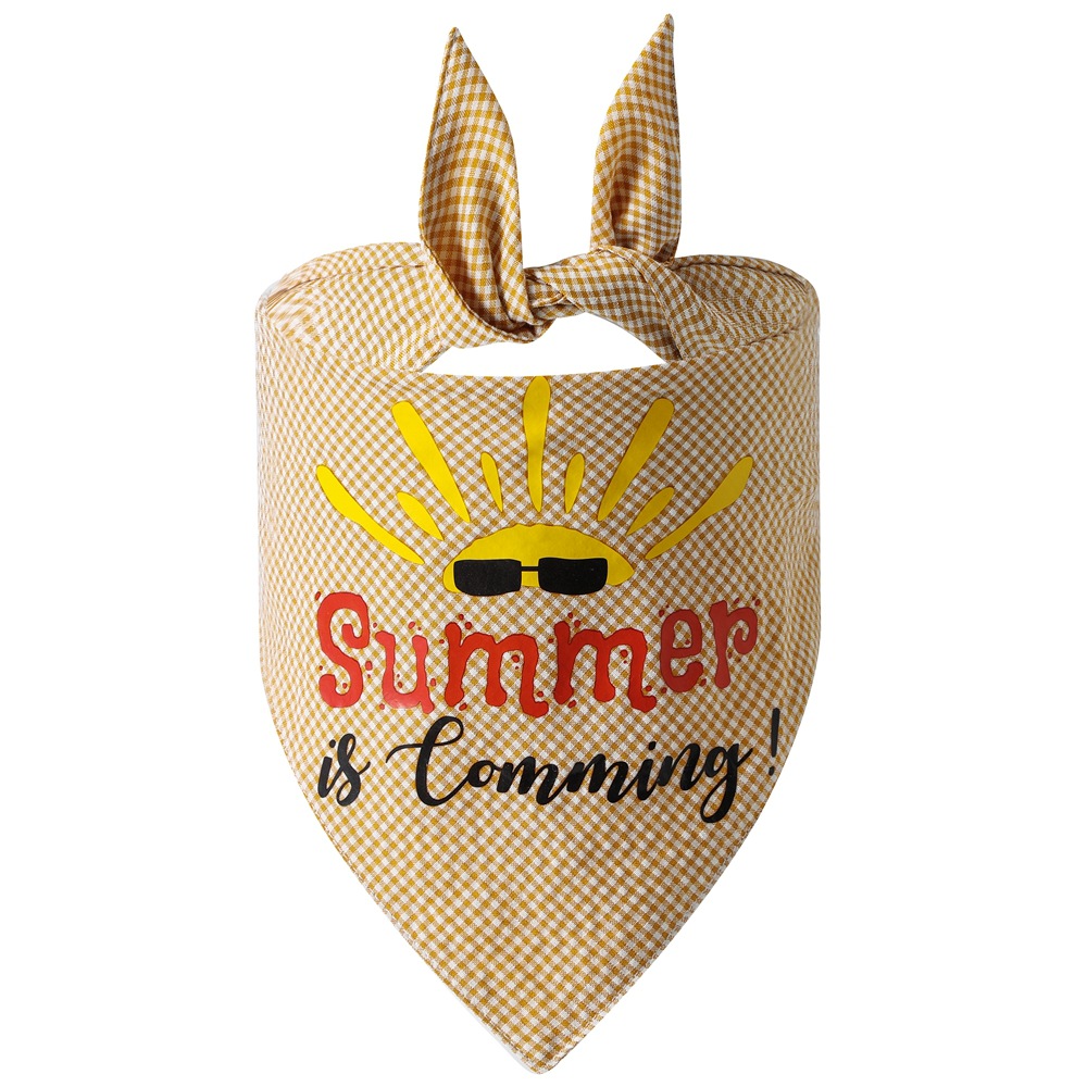 Tanpopo verano mascota bufanda perro triángulo toalla mascota saliva toalla perro bufanda perro saliva toalla perro