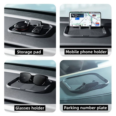 Real Silicone Car Dashboard Storage – Anti-slip mat