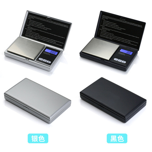 Portable pocket scale stainless steel kitchen baking scale 500g mini small electronic scale 0.01g precision jewelry scale