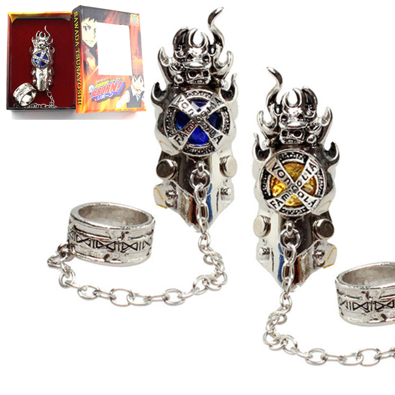 Animation Peripheral Wholesale Home Teacher Ring 2 Rotating Finger Sets Tenth Generation Perng Le Ring Necklace