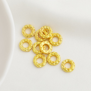 18K����ɫ���c�]��Ȧ �������β�B��Ȧ diy�Ʒ�|Ƭ��Ƭ���