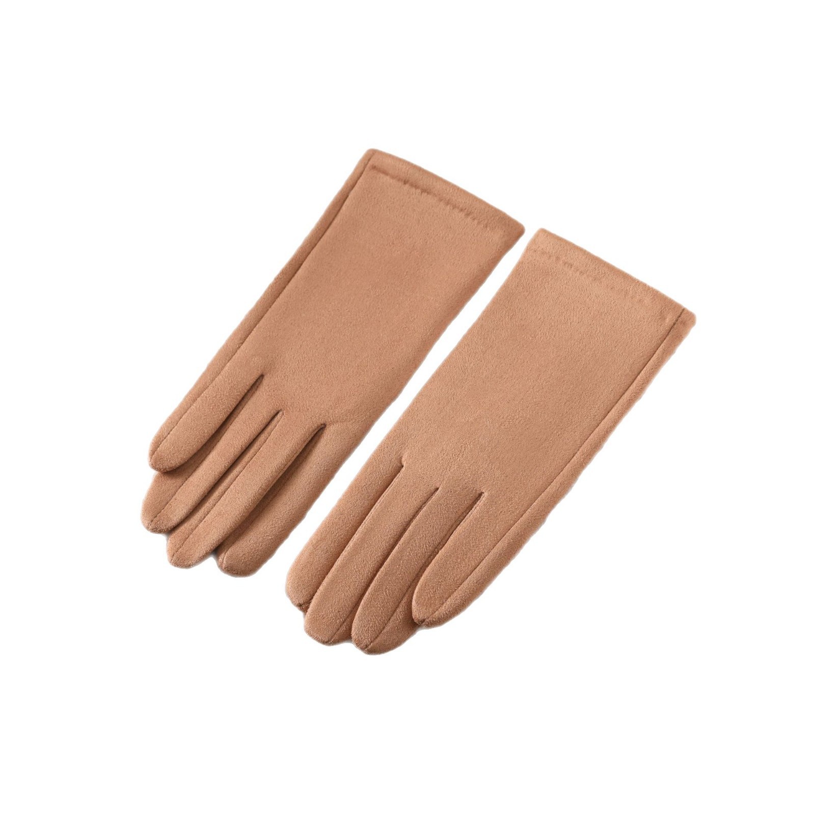 Japón y Corea del Sur simple viento sólido guantes de terciopelo de gamuz al aire libre calentamiento ciclismo a prueba de viento pantalla táctil guantes al por mayor