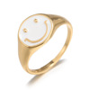 Fashionable cute one size retro ring, European style, simple and elegant design