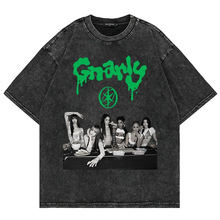 ŷ��230g��Cotton Tee Shirt Hot Sale Katseye Everything Is Gn