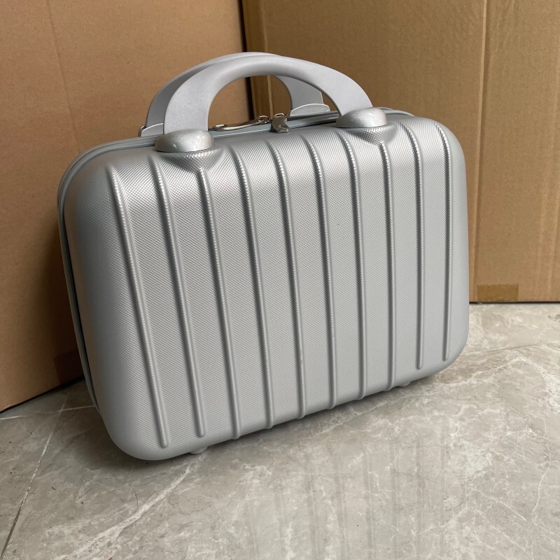 Cross-Border Storage Makeup Case 14inch Abs Waterproof and Wear-Resistant Travel Suitcase Handbag Makeup Case Practical and Light Luxury Cross-Border Storage Makeup Case 14inch Abs Waterproof and Wear-Resistant Travel Suitcase Handbag Makeup Case Practical and Light Luxury