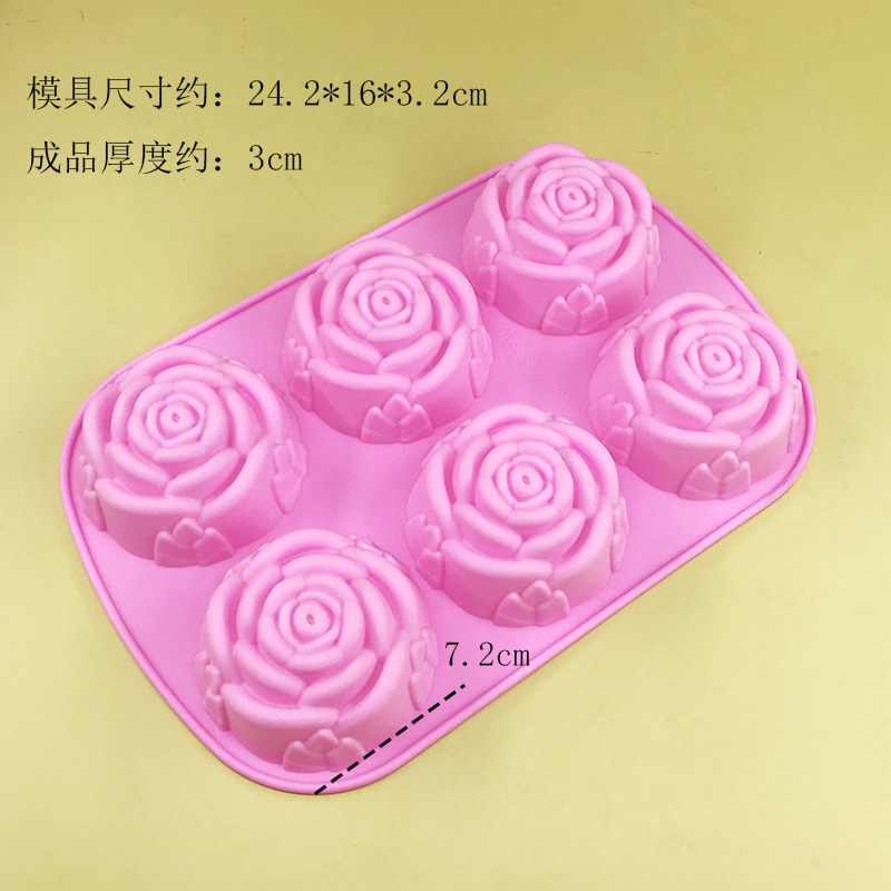 Molde de silicona de jabón hecho a mano cuadrado Molde de jabón de aceite esencial cuadrado Molde de pastel de bricolaje Molde de jabón Herramientas abrasivas resistentes a altas temperaturas