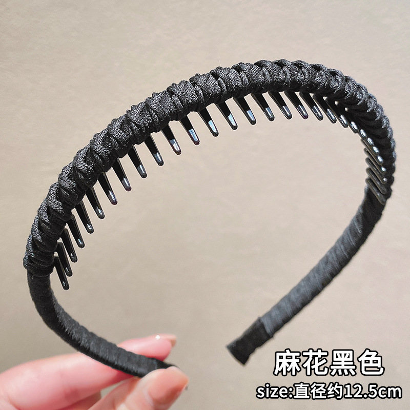 波浪碎发发捆头箍气质洗脸专用夏季防滑高颅顶发箍韩系头饰发卡|undefined
