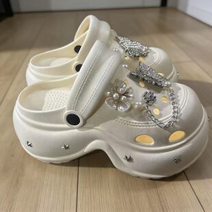 ����EVA��׶���ЬŮ�¿��ļ��⴩���e�r���ļ�8cm���ֵ���^ЬŮ