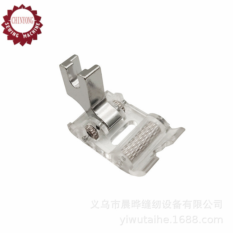 家用缝纫机皮革滚轮带柄压脚滚轮压脚皮革滚轮压脚缝纫压脚722-L