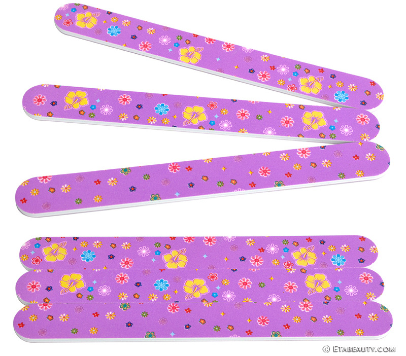 1224美甲砂条批发海绵条美甲专用美甲搓条不掉砂指甲锉不锈钢