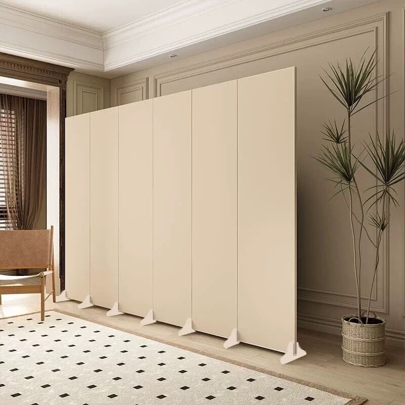 Screen Partition for Living Room, Stackable and Movable, Simple Cream Style, Bedroom, Home Office, Off-White Partition, Fake Wall, Blocking Panel Screen Partition for Living Room, Stackable and Movable, Simple Cream Style, Bedroom, Home Office, Off-White Partition, Fake Wall, Blocking Panel