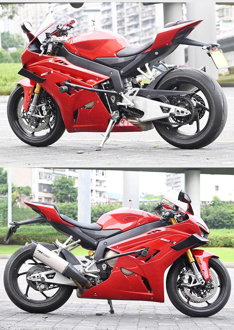 Suitable for Zhang Xue 820Rr Bumper Spring Buffer Racing Bar Motorcycle Front Guard Bar Anti-Fall Bar Modification Accessories