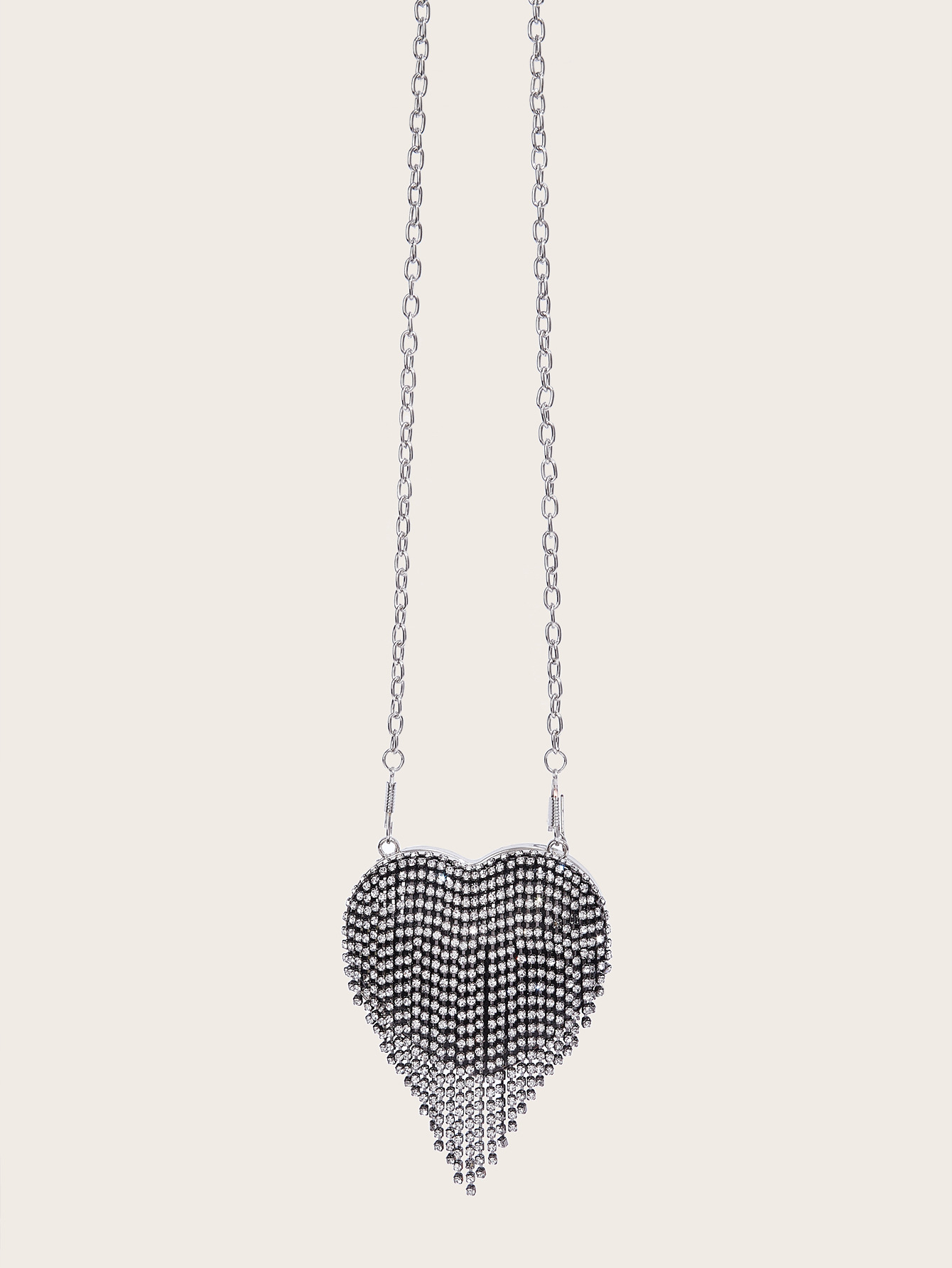 Mini Abendtasche Mit Herz-kette Für Damen_voghion.com