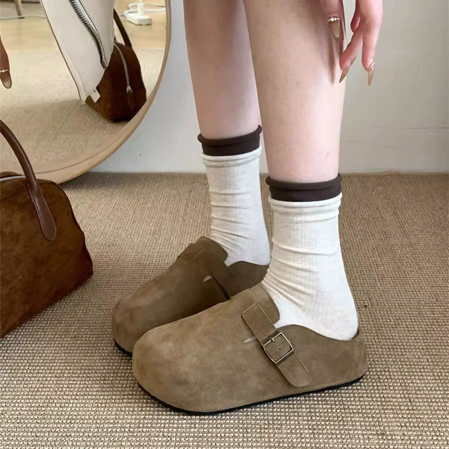 Birken обувь на толстой подошве весной 2025 года Бокен одна педаль ленивая обувь