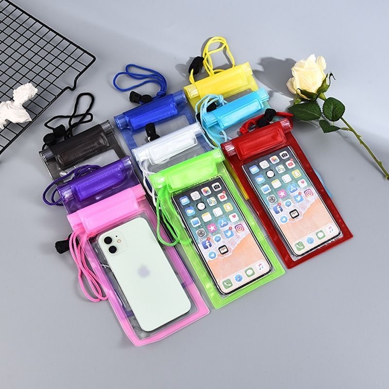 70% off 密閉型ラフティング携帯電話防水バッグタッチスクリーン水泳バッグ水スプラッシュフェスティバルテイクアウト透明ベルクロ防水カバー|undefined
