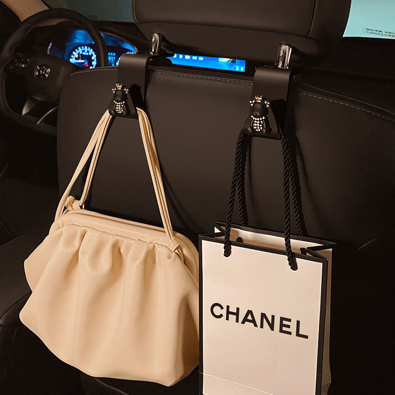 Gancho para coche Gancho para la parte posterior del asiento con gancho para el asiento trasero