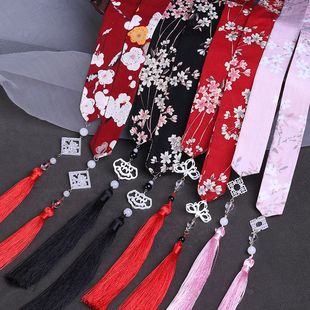 古风发带流苏丝带汉服头饰束发飘带超仙配饰发绳古代装绑发头绳女-阿里巴巴