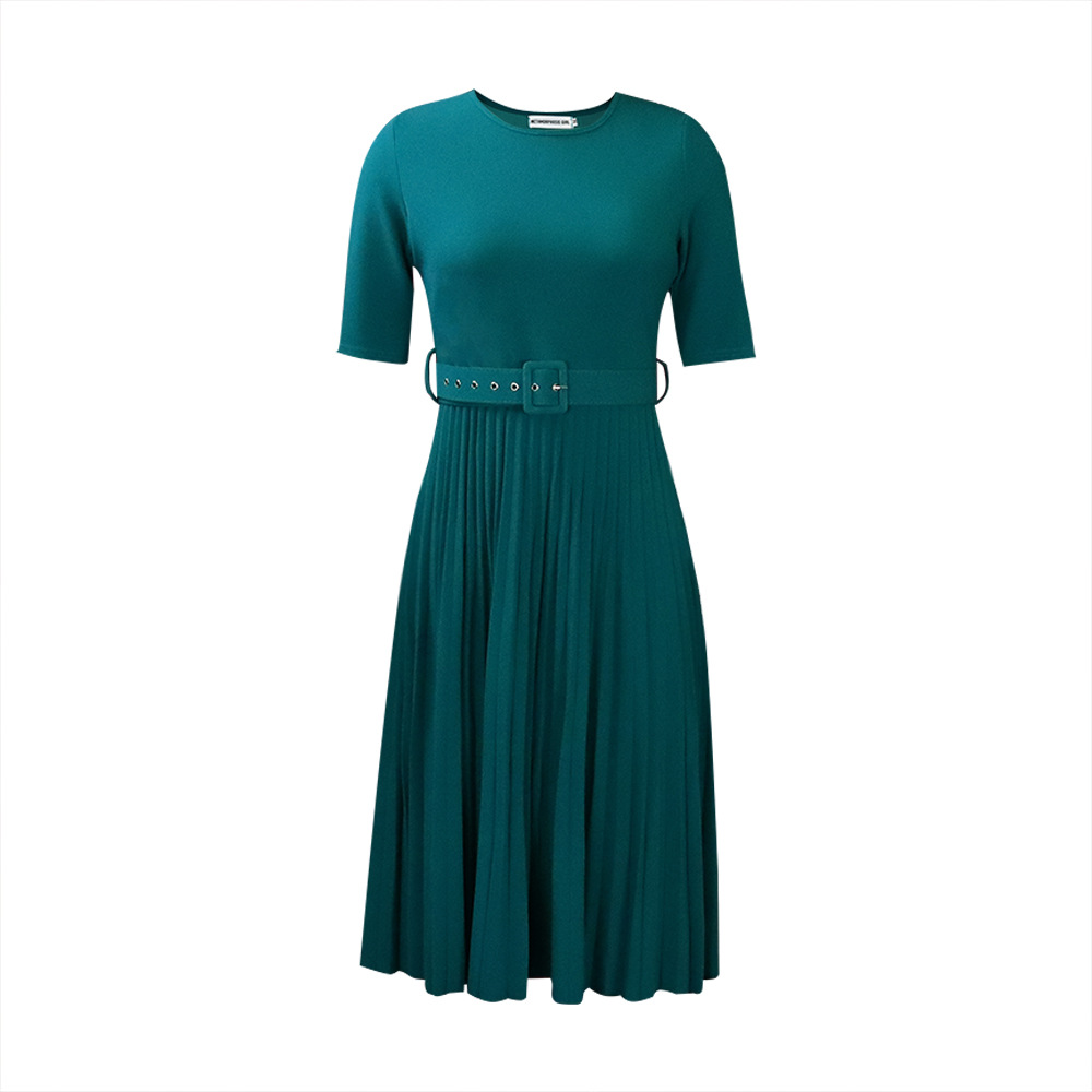Women's Midi Pleated Dress