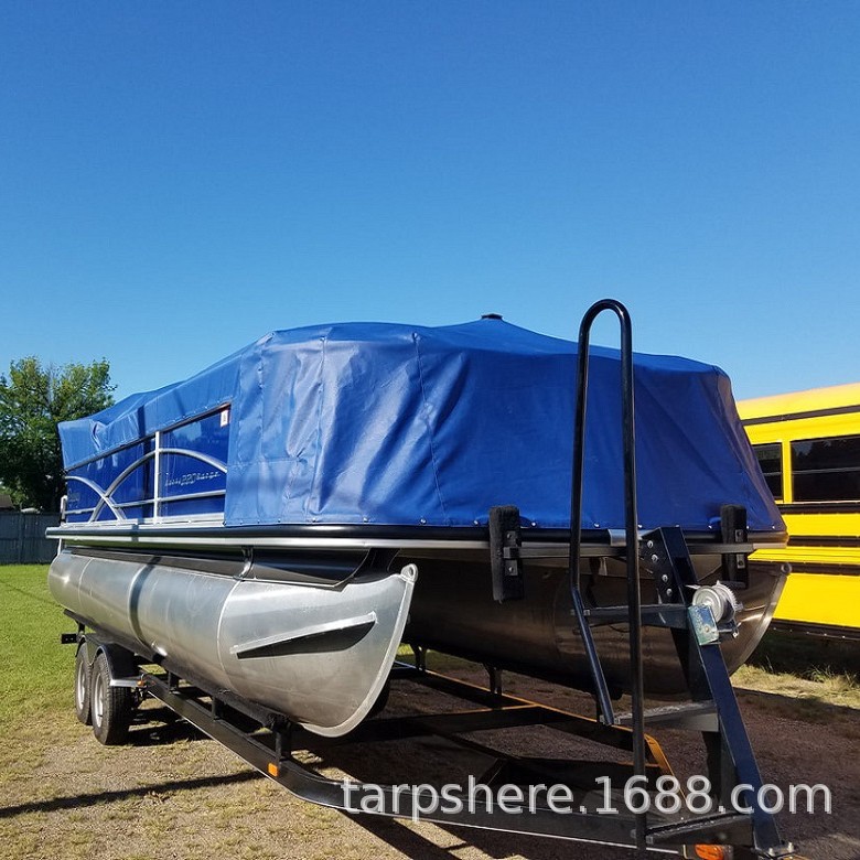 加厚PVC涂塑防水篷布 工厂不同尺寸PVC防雨船罩 三防布苫布