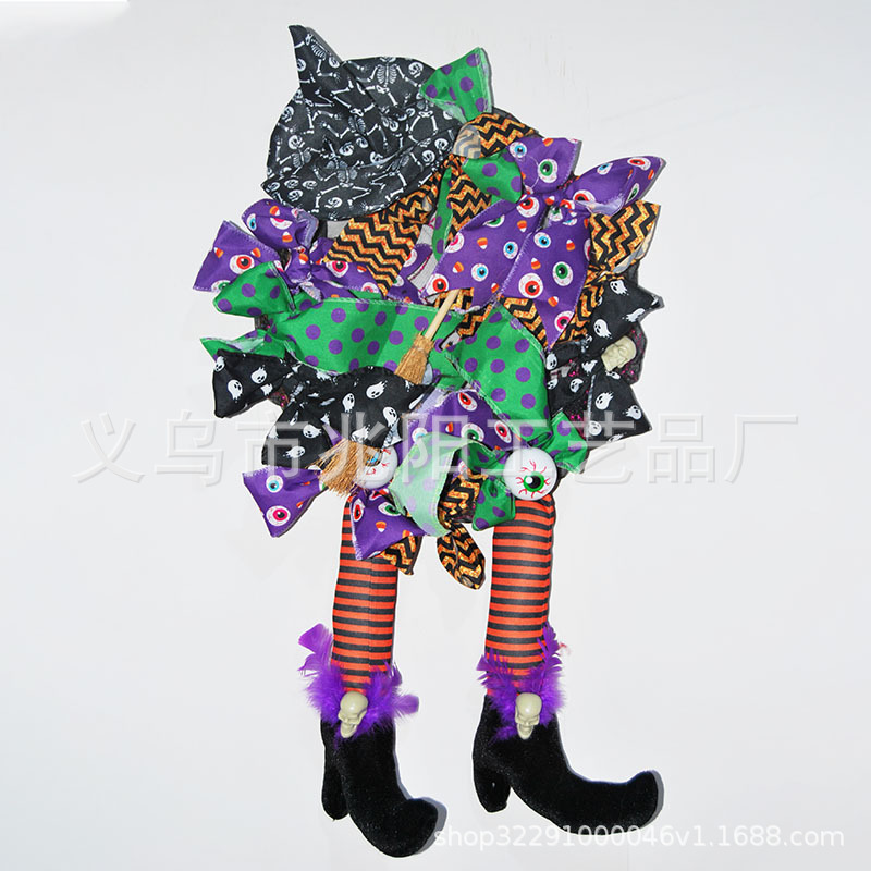 Amazon colgante de Halloween escena casa hechizada diseño apoyos pared partido bar horror decoración bruja Garland