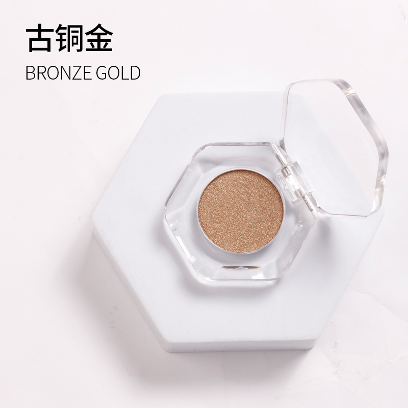 Japonés Super brillante polvo de uñas espejo de harina de titanio polvo de oro transfronterizo nuevo clavo sólido espejo mágico en polvo caja Flip transparente