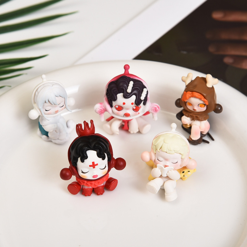 バブルマート sp シリーズかわいい赤ちゃんフィギュア装飾品 diy 携帯電話チェーンペンダントトレンディなブラインドボックスおもちゃ|undefined