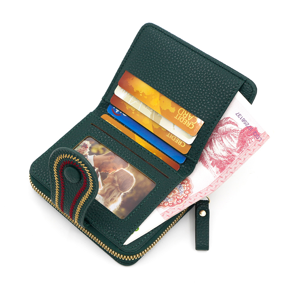 Nuevas bolsas cortas de damas bolsas de cambio bolsas de tarjetas de orgán de moda bolsas de bordado bolsas de damas bolsas de dinero li