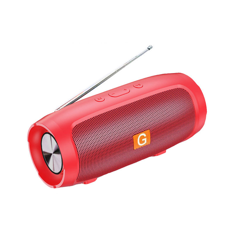J007FM Bluetooth スピーカーラジオ屋外ポータブルホームデュアルスピーカーサブウーファーデスクトップ小型ミニスピーカー|undefined