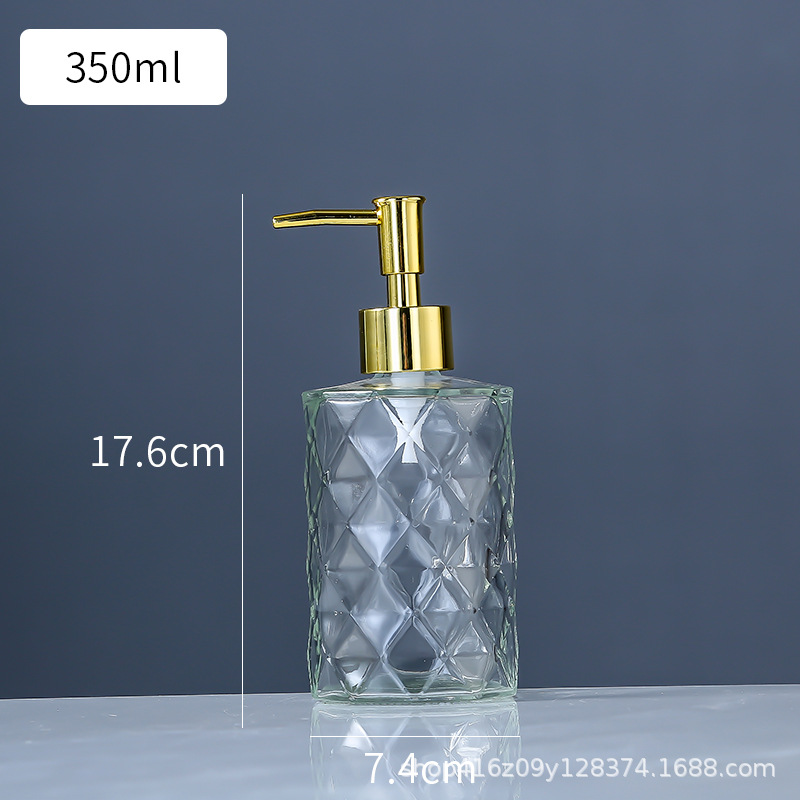 Patrón de diamante transparente 350ml