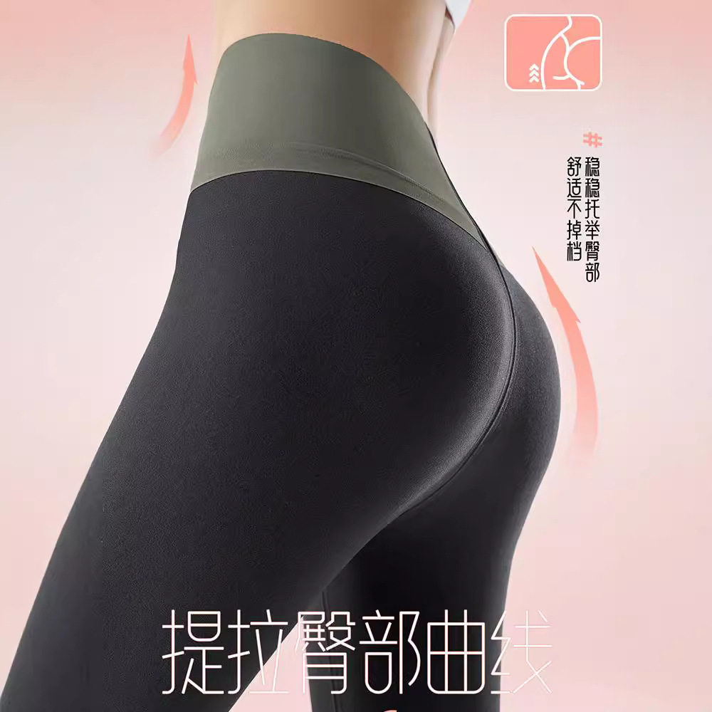 Pantalones de tiburón más ropa exterior de terciopelo pantalones de Barbie de otoño e invierno al por mayor leggings gruesos pantalones de yoga de invierno para mujer