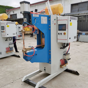 Shandong torch source factory pneumatic variable frequency spot welding machine 200KVA intermediate frequency AC nut projection welding machine