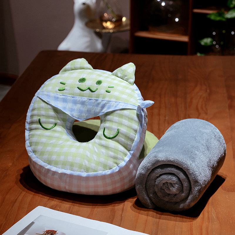 Almohada para Siesta de Oficina de Hilo Burbuja