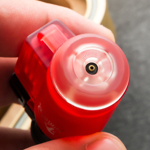 Lubinski Cigar Lighter Plastic Transparent Transom Single Direct Windproof LUBINSKI Cigar Lighter