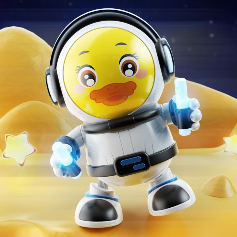 Espacio eléctrico transfronterizo columpio muñeca música educativa para niños juguete eléctrico para niños y niñas puesto de regalo al por mayor