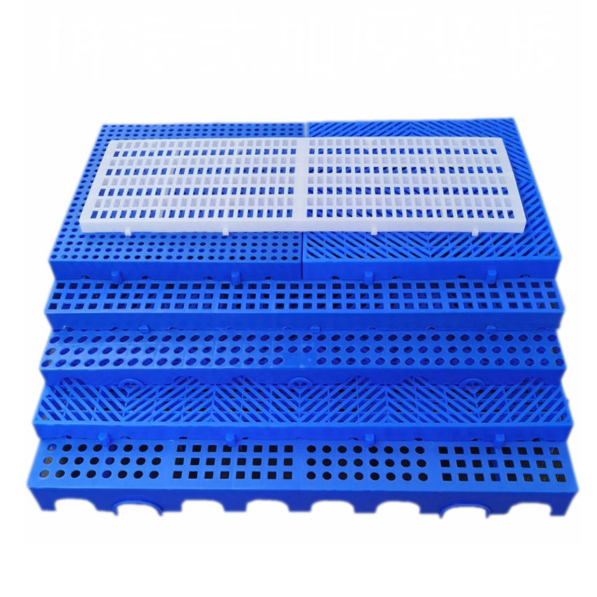 拼接货物塑料托盘仓库货架底座塑胶卡板网格脚垫板防潮板浅栈板