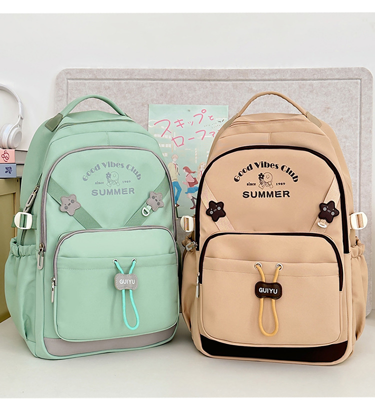 Mochilas para niños, mochila de gran capacidad, estilo universitario, mochila informal para mujer, mochila de viaje de moda._voghion.com