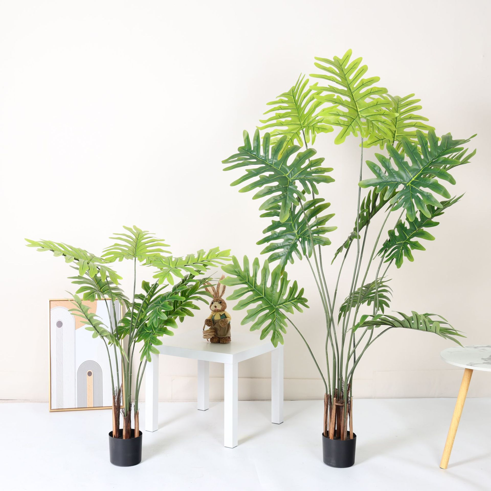 Simulación Xilin Taro Taro de primavera Plantas verdes falsas Plantas en maceta Sala de estar Combinación de paisajismo Decoración de piso Plantas biónicas
