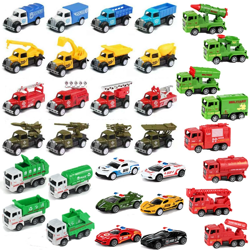 ( торговля), маленькая реалистичная toy car, сплав автомобиль, экскаватор, модель автомобиля, пожарная машина