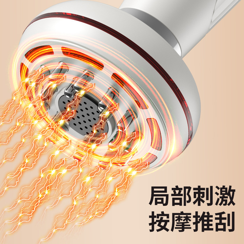 国境を越えた経絡ブラシスクレーピング器具リンパ浚渫灸マッサージャー微電流おなかマッサージ加熱理学療法マッサージャー|undefined